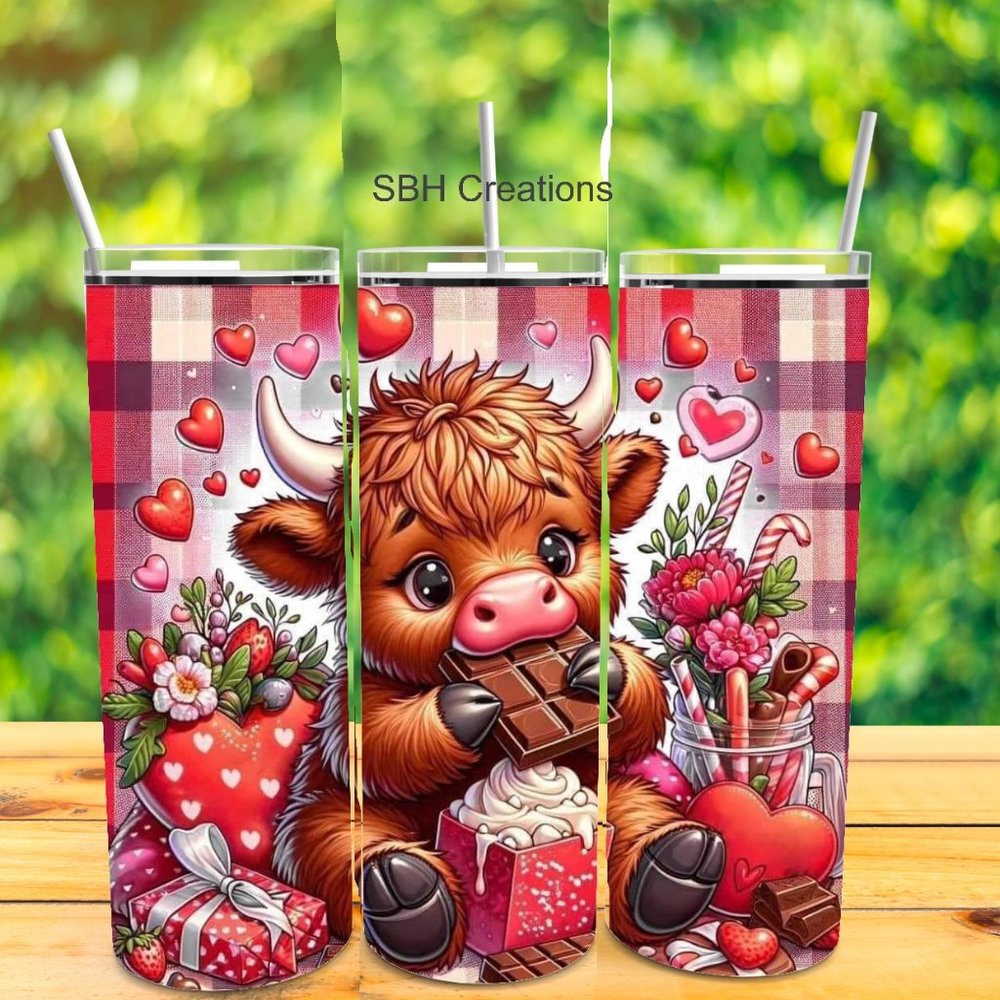 20 oz Baby love Heifer insulated Tumbler